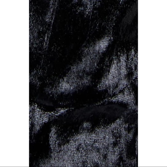 Free People Wait for It Velvet Mini dress Black M - Picture 6 of 6